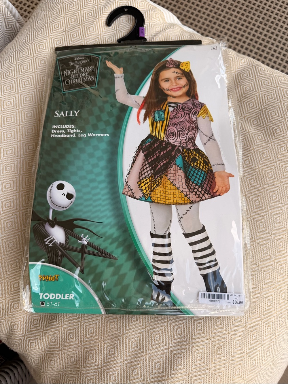 The Nightmare Before Christmas Sally Toddler Costume - Multicolor